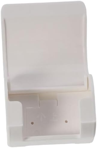 2 Pcs White Reusable Shower Razor Holder Storage Hook