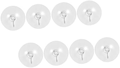 Unomor 8pcs Heavy Duty Suction Cup Hooks for Bathroom Kitchen