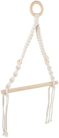 Boho Nautical Macrame Toilet Paper Holder Wall Mount