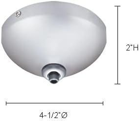 Jesco - QAC1C - Satin Nickel Track Light Accessory