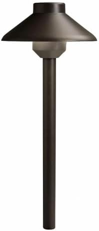 Kichler 15820AZT Llena LED Path Light Textured Architectural Bronze