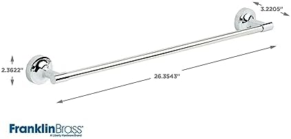 Franklin Brass VOI24-PC Towel Bar 24 Inch Polished Chrome
