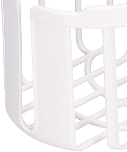 Yuleesiyp Large Capacity Wall Mounted Toilet Paper Holder White