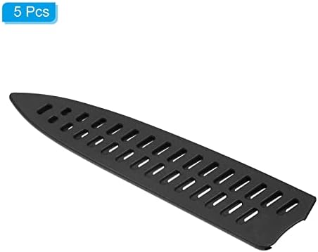 PATIKIL 5 Pack PP Knife Edge Guards for 8 Chef Knife Black