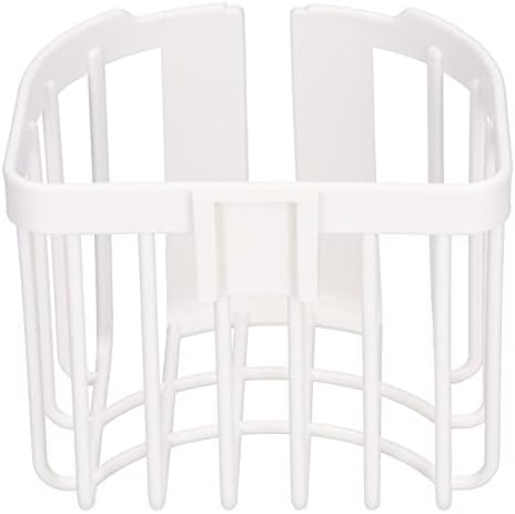 Yuleesiyp Large Capacity Wall Mounted Toilet Paper Holder White