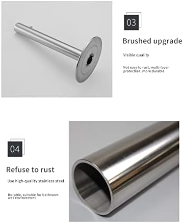 BAHELS Toilet Paper Holder Chrome Stainless Steel Wall Mount