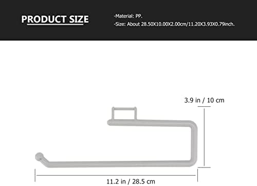 TEHAUX Wall-Mounted Toilet Paper Holder Roll Storage Stand