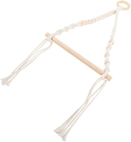 HOUDERCO Nautical Style Macrame Toilet Paper Holder