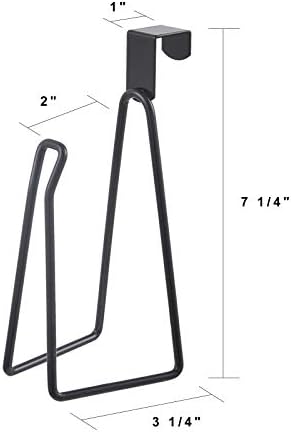 YININE Metal Toilet Paper Holder Stand - Black
