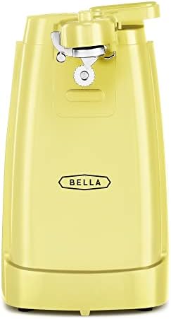 BELLA Electric Can Opener with Knife Sharpener Yellow 1