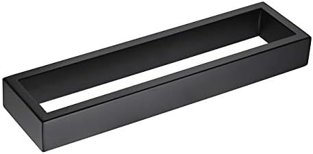 Hoooh Bath Towel Holder Matte Black Stainless Steel