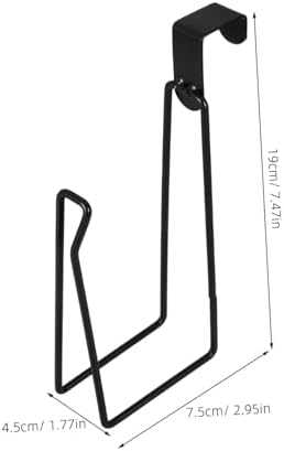 ELAYARD Wall Mounted Toilet Paper Holder Black