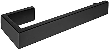 Nolimas Matte Black Stainless Steel Towel Ring Bar 1