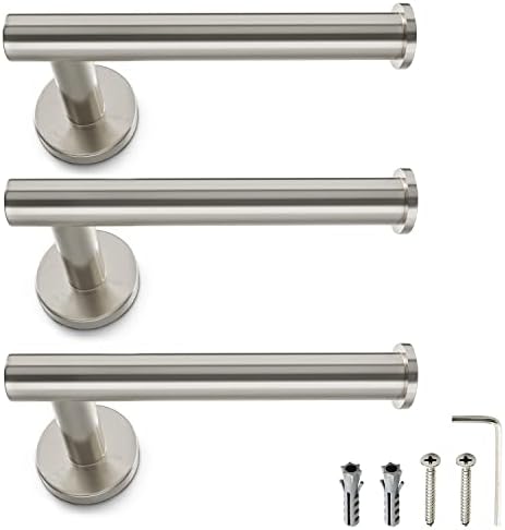 SAYONEYES Brushed Nickel Toilet Paper Holder 3 Pack 1