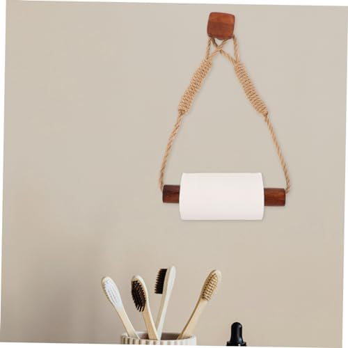 GANAZONO Wall Mounted Toilet Paper Holder Decorative Rack 1