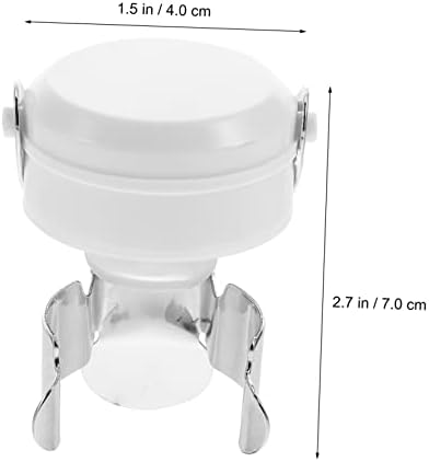 Zerodeko 2pcs Stainless Steel Wine Stoppers
