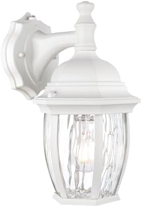LIT-PATH Dusk to Dawn Wall Lantern with E26 Base