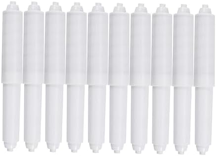10pcs Plastic Toilet Paper Roll Holder with Spring Load