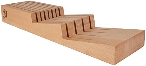 Shun Drawer Knife Tray with 7 Slots and Honing Steel Space 1