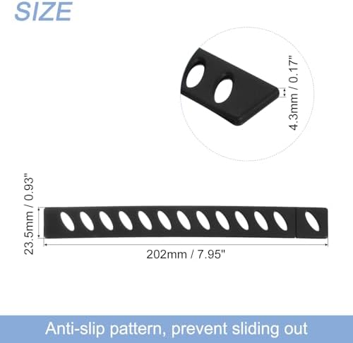 Uxcell 30Pcs Knife Guards Plastic Blade Covers Universal Black
