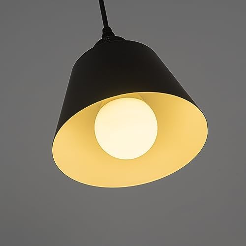 SKIVTGLAMP Remote Control LED Track Pendant Light 3 Lights 5ft Adjustable 1