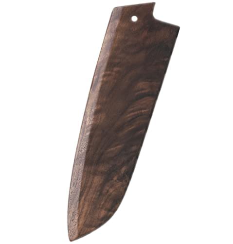 Aibote Black Walnut Wood Santoku Knife Sheath 7 Inch