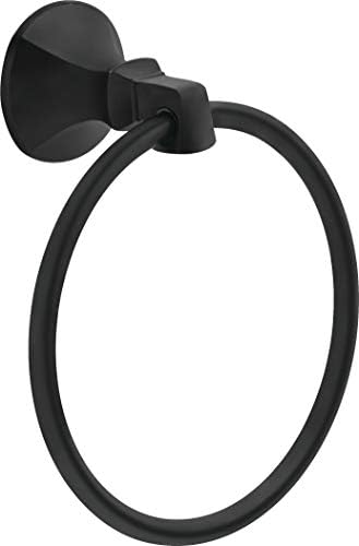 Delta Faucet 76446-BL Ashlyn Wall Mount Round Closed Towel Ring