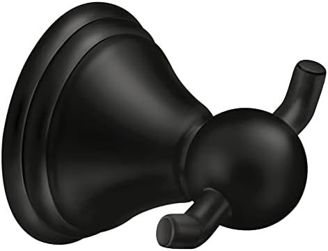 Moen Preston Double Robe Hook Matte Black