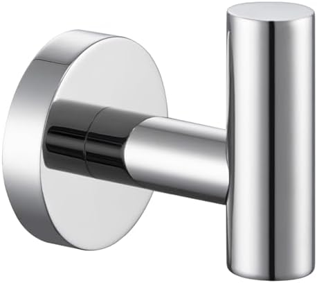 Angle Simple Bathroom Towel Hook Chrome
