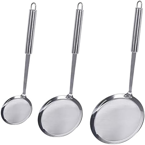 Newness 3 Pack Skimmer Spoon for Fat and Foam Removal