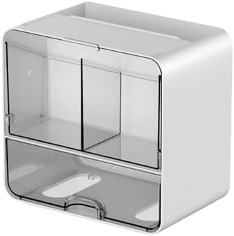 Dafape Clear White Toilet Paper Holder for Home