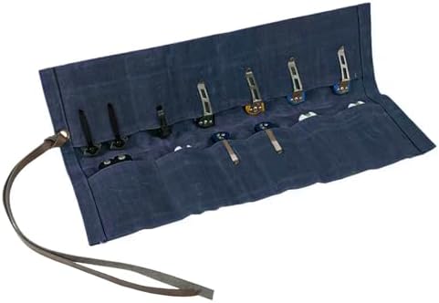 Baizoy Knife Display Bag with 12 Slots Blue