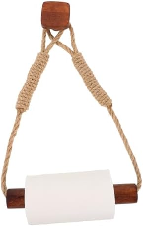 GANAZONO Wall Mounted Toilet Paper Holder Decorative Rack 1