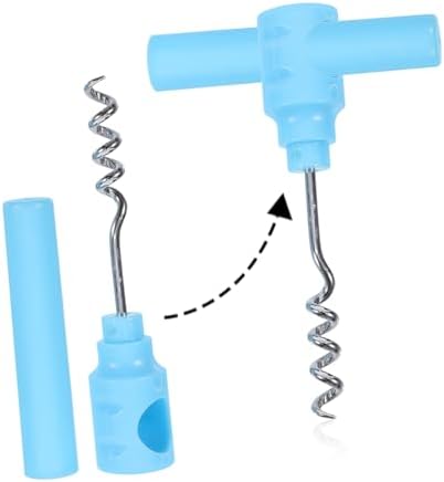 Hoement 5PCS Portable Wine Opener Set with Stopper and Cap Lifter
