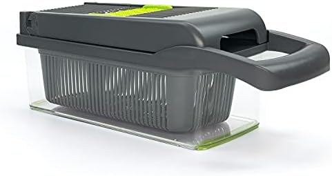 KAUKKO 9-in-1 Veggie Chopper with Container - Black