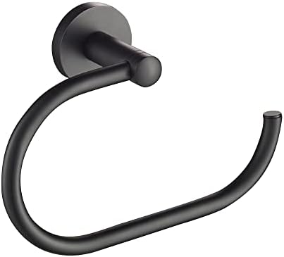 KRAUS Elie Towel Ring Matte Black KEA-18825MB