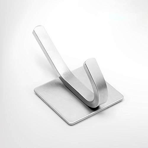 5pcs Stainless Steel Hooks for Bathroom Robe and Towel Holders