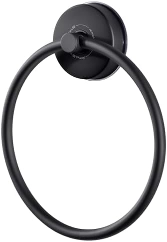 JOMOLA Suction Towel Ring Matte Black 1