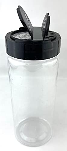 KC Commerce 16 oz Spice Jars with Flip Cap and Inner Seal