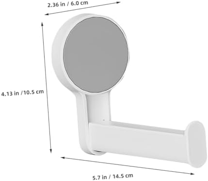Tofficu Wall Mounted Toilet Paper Holder Durable Space Saving Storage Rack