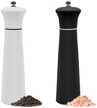 ManGotree Wooden Salt Pepper Mill Set