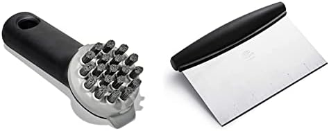 OXO Good Grips Cast Iron Brush and Stainless Steel Scraper Chopper