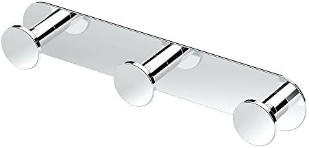 Gatco 1282 Triple Hook Chrome Bath Mount