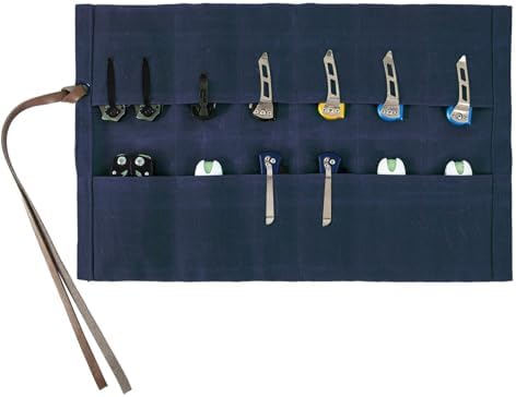 Baizoy Knife Display Bag with 12 Slots Blue