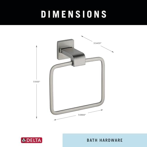 Delta Ara Hand Towel Holder Stainless Steel