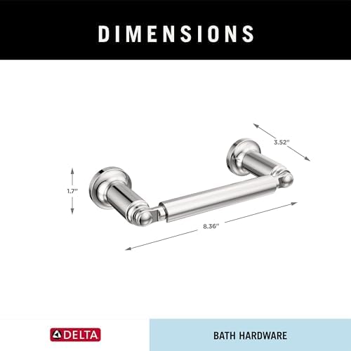 Delta Saylor Toilet Paper Holder Polished Chrome