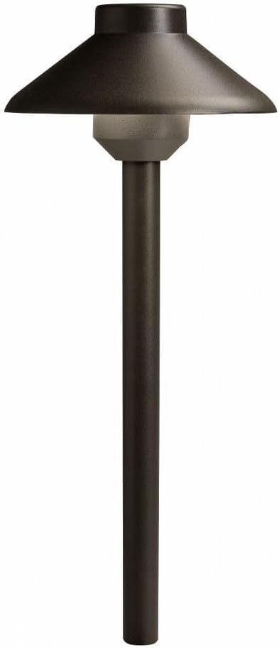 Kichler 15820AZT Llena LED Path Light Textured Architectural Bronze