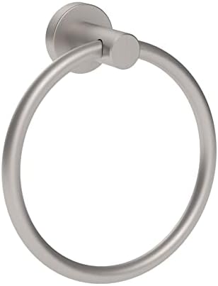 RARXTR Brushed Nickel Towel Ring with Durable SUS304 Steel