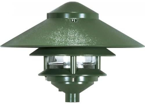 Nuvo One Light Outdoor 2 Louver Path Light - Green