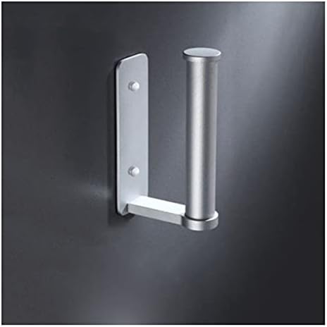 TYZK Corner Mounted Toilet Paper Holder with Black Design